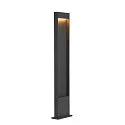 Padverlichting FLATT POLE 100CM hoekig, CCT Switch IP65, antraciet, mat 