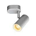 SLV LED Ceiling luminaire NOBLO I LED Spot, 8W, 36°, 2700K, 600lm, gray