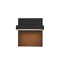 SLV Wandarmatuur voor buitenshuis ABRIDOR draaibaar, CCT Switch, schakelbaar IP55, antraciet 