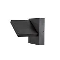 SLV Wandarmatuur voor buitenshuis ABRIDOR draaibaar, CCT Switch, schakelbaar IP55, antraciet 