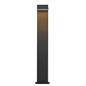 SLV Padverlichting ABRIDOR POLE 100 draaibaar, CCT Switch, schakelbaar IP55, antraciet 