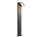 SLV Padverlichting ABRIDOR POLE 100 draaibaar, CCT Switch, schakelbaar IP55, antraciet 