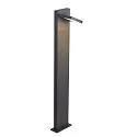 SLV Padverlichting ABRIDOR POLE 100 draaibaar, CCT Switch, schakelbaar IP55, antraciet 