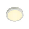 Wand- en plafondarmatuur SENSER 24 CW rond IP20, wit