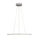 SLV LED Pendant luminaire PANEL 60 DALI LED, round, 42W, 110°, 4000K, 3350lm, gray
