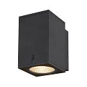 Premium-LED Outdoor Wall luminaire ENOLA SQUARE SINGLE CCT, IP65 IK02, M-size, 10W 3000 / 4000K 720 / 820lm 38°, CRi>90