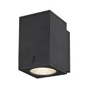SLV Premium-LED Outdoor Wall luminaire ENOLA SQUARE SINGLE CCT, IP65 IK02, M-size, 10W 3000 / 4000K 720 / 820lm 38°, CRi>90