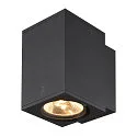 SLV Premium-LED Outdoor Wall luminaire ENOLA SQUARE SINGLE CCT, IP65 IK02, M-size, 10W 3000 / 4000K 720 / 820lm 38°, CRi>90