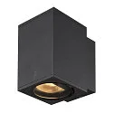 SLV Premium-LED Outdoor Wall luminaire ENOLA SQUARE SINGLE CCT, IP65 IK02, M-size, 10W 3000 / 4000K 720 / 820lm 38°, CRi>90