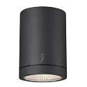 SLV Plafondarmatuur voor buiten ENOLA ROUND CCT IP 65, antraciet, transparant 