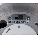 SLV Plafondarmatuur voor buiten ENOLA ROUND CCT IP 65, antraciet, transparant 
