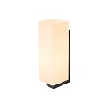 SLV Wandarmatuur QUADRASS INDOOR E27, melkachtig, zwart
