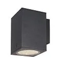 SLV Premium-LED Outdoor Wall luminaire ENOLA SQUARE SINGLE CCT, IP65 IK02, L-size, 35W 3000 / 4000K 3100 / 3400lm 30°, CRi>90