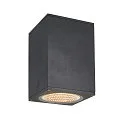 Premium-LED Outdoor Ceiling luminaire ENOLA SQUARE CCT, IP65 IK02, L-size, 35W 3000 / 4000K 2500 / 2800lm 38°, CRi>90