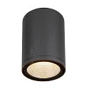 SLV Plafondarmatuur voor buiten ENOLA ROUND CCT IP 65, antraciet, transparant 