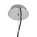 SLV Pendelarmatuur PANTILO CONVEX 40 E27, chroom