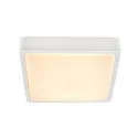 SLV Plafondarmatuur voor buiten AINOS SQUARE SENSOR met sensor, vierkant, CCT Switch IP65, wit 
