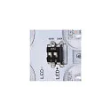 SLV Plafondarmatuur voor buiten AINOS SQUARE SENSOR met sensor, vierkant, CCT Switch IP65, wit 