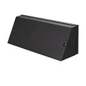 SLV Wandarmatuur voor buitenshuis PEMA OUTDOOR IP 65, zwart, transparant