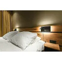 Wandarmatuur SOMNILA SPOT INDOOR met USB-Aansluiting, links, zwart
