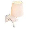 SLV Wandarmatuur SOMNILA FLEX INDOOR met USB-Aansluiting, rechts, wit