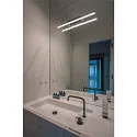 Spiegelarmatuur GLENOS® 60 down, hoekig, schakelbaar IP20, zwart 