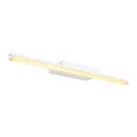 Spiegelarmatuur GLENOS® 60 down, hoekig, schakelbaar IP20, wit 