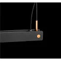 Pendelarmatuur NOYA PD PHASE CCT Switch IP20, melkachtig, zwart