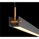 Pendelarmatuur NOYA PD PHASE CCT Switch IP20, melkachtig, zwart