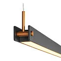 Pendelarmatuur NOYA PD PHASE CCT Switch IP20, melkachtig, zwart
