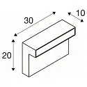 SLV Staande armatuur voor buiten L-LINE OUT 30 FL CCT Switch, direct / indirect IP65, antraciet 