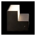 SLV Wandarmatuur voor buitenshuis L-LINE OUT WL CCT Switch, direct / indirect IP65, antraciet 
