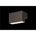 SLV Wandarmatuur voor buitenshuis L-LINE OUT WL CCT Switch, direct / indirect IP65, antraciet 