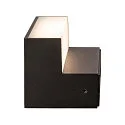 SLV Wandarmatuur voor buitenshuis L-LINE OUT WL CCT Switch, direct / indirect IP65, antraciet 