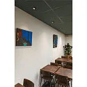 SLV Plafondinbouwarmatuur NUMINOS DL M draaibaar, roteerbaar IP20, chroom, zwart