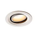 Plafondinbouwarmatuur NUMINOS DL M draaibaar, roteerbaar IP20, wit