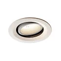 LED Ceiling recessed luminaire NUMINOS DL M, 4000K, IP20, rotatable / pivotable, 40°, 1750lm, UGR 20, white/white