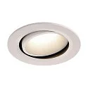 LED Ceiling recessed luminaire NUMINOS DL L, 4000K, IP20, rotatable / pivotable, 40°, 2450lm, UGR 19, white/white