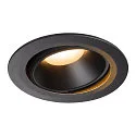 Plafondinbouwarmatuur NUMINOS DL XL draaibaar, roteerbaar IP20, zwart