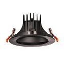 SLV Plafondinbouwarmatuur NUMINOS DL XL draaibaar, roteerbaar IP20, zwart
