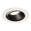 Plafondinbouwarmatuur NUMINOS DL XL draaibaar, roteerbaar IP20, zwart, wit