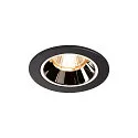 Plafondinbouwarmatuur NUMINOS DL S IP20, chroom, zwart