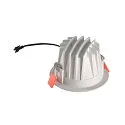 SLV Plafondinbouwarmatuur NUMINOS DL M IP20, chroom, wit