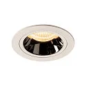 Plafondinbouwarmatuur NUMINOS DL M IP20, chroom, wit