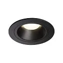 LED Ceiling recessed luminaire NUMINOS DL M, 4000K, IP20, 20°, 1600lm, UGR 19, black/black