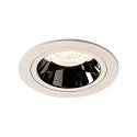Plafondinbouwarmatuur NUMINOS DL M IP20, chroom, wit
