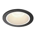 Plafondinbouwarmatuur NUMINOS DL L IP20, zwart, wit