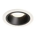 Plafondinbouwarmatuur NUMINOS DL L IP20, zwart, wit