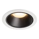 Plafondinbouwarmatuur NUMINOS DL XL IP20, zwart, wit