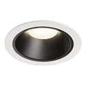 Plafondinbouwarmatuur NUMINOS DL XL IP20, zwart, wit